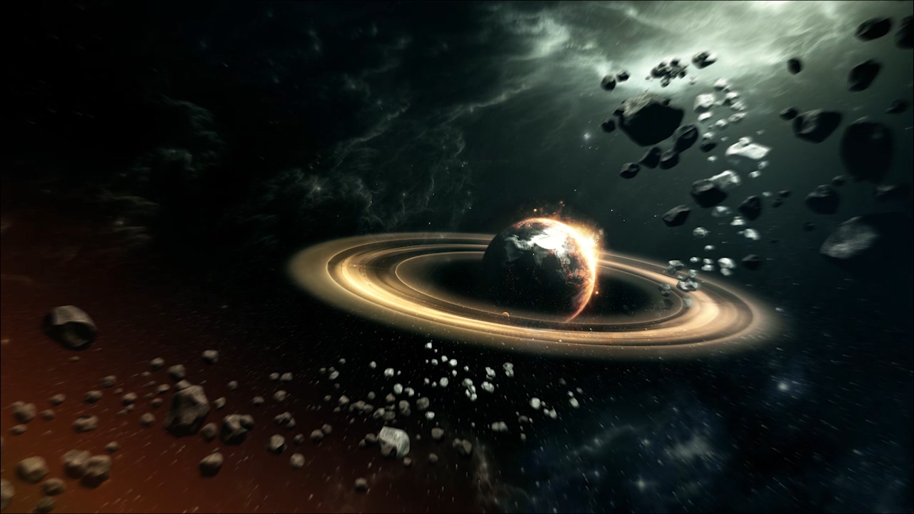 太空電影三維動(dòng)畫片頭制作案例